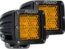 Diffused Rear Facing High/Low Surface Mount Yellow Pair D-Series Pro RIGID Industries
