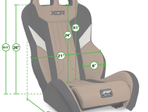 XCR Suspension Seat Black PRP Seats