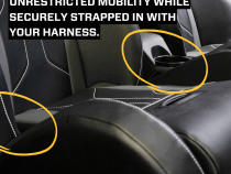 XCR Suspension Seat Black PRP Seats