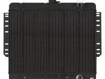 61-65 Impala Automatic Aluminum Radiator Black Night Rider Series Cold Case Radiators