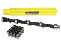 Mechanical Flat Tappet Camshaft &amp;amp; Lifter Kit; 1955 - 1981 Pontiac 265-455 3000 to 6800 Howards Cams CL410202-08DL