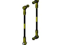 Jeep Wrangler Adjustable Front Sway Bar End Links 2018+ JL/JT Clayton Off Road