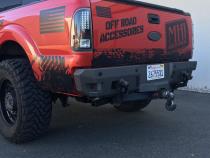 1999-2016 Ford Superduty F250/F350 Octane Series Rear Bumper- No Parking Sensors Chassis Unlimited