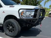 19-23 RAM 2500/3500 Octane Front Winch Bumper W/ Guard No Parking Sensors