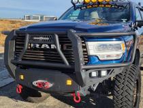 19-23 RAM 2500/3500 Octane Front Winch Bumper W/ Guard No Parking Sensors