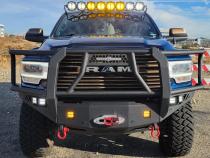 19-23 RAM 2500/3500 Ocatane Front Winch Bumper W/ Guard Parking Sensors