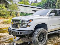 15-20 Tahoe/Suburban/Yukon Octane Front Winch Bumper With Parking Sensors Chassis Unlimited