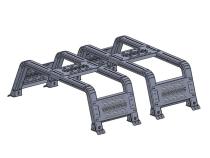 12 Inch Thorax Bed Rack System Diamond Back Covers 2005-2020 Tacoma Chassis Unlimited