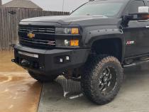2015-2019 Silverado 2500/3500 Attitude Front Winch Bumper No Parking Sensors