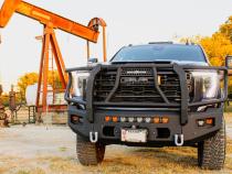 24-Present GMC Sierra 2500/3500 Attitude Front Winch Bumper W/ Guard No Parking Sensors Chassis Unlimited