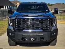 2024+ Sierra 2500/3500 Attitude Front Winch Bumper With Parking Sensors