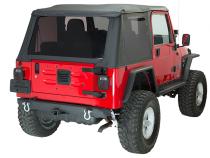 Jeep YJ/TJ Rear Bumper with Receiver For 87-06 YJ Wrangler TJ Wrangler Fishbone Offroad