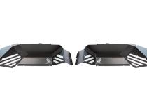 Gladiator Rear JT Black Aluminum Inner Fenders For 2020 Pres JT Gladiator Fishbone Offroad