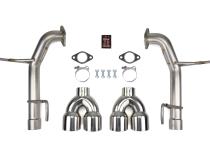 Axle Back Exhaust Polished Tip WRX / STI 2011-2014 Sedan FactionFab