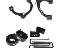 3 Inch Front Strut Spacer/3 Inch Rear Lift Blocks w/ U Bolts and Front Upper Control Arms Freedom Off-Road