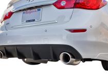 Infiniti Q50 Rear Diffuser Matte Black For 14-17 Infiniti Q50 Stillen