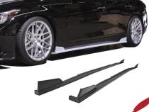 Infiniti Q50 Side Skirts Matte Black For 14-17 Infiniti Q50 Stillen