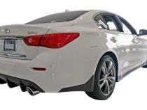 Infiniti Q50 Side Skirts Matte Black For 14-17 Infiniti Q50 Stillen