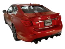 Infiniti Q50 Side Skirts Matte Black For 14-17 Infiniti Q50 Stillen