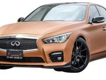 Infiniti Q50 Side Skirts Matte Black For 14-17 Infiniti Q50 Stillen