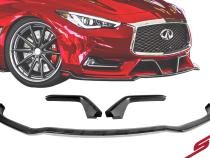 Infiniti Q60 Front Splitter & Winglets For 17-21 Infiniti Q60 Stillen