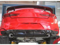 Infiniti Q60 3.0t Rear Diffuser Matte Black For 17-21 Infiniti Q60 3.0t Stillen