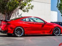 Infiniti Q60 Side Skirts &amp;amp; Rear Corners Matte Black For 17-22 Infiniti Q60 Stillen