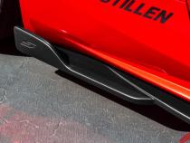 Infiniti Q60 Side Skirts &amp;amp; Rear Corners Matte Black For 17-22 Infiniti Q60 Stillen