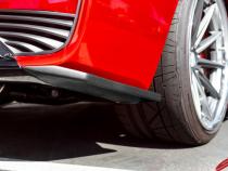 Infiniti Q60 Side Skirts &amp;amp; Rear Corners Matte Black For 17-22 Infiniti Q60 Stillen