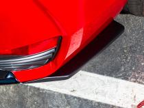 Infiniti Q60 Side Skirts &amp;amp; Rear Corners Matte Black For 17-22 Infiniti Q60 Stillen
