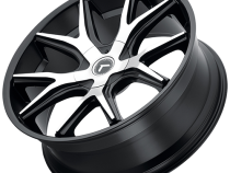 Cast Aluminum Wheels Lusso 190 BM 18x8 Machined Black 5 on 108 Bolt Pattern 40 Offset Kraze Wheels