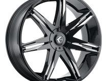 Cast Aluminum Wheels Phase 192 18x8 Machined Black 5 on 112/5 on 114.3 Bolt Pattern 40 Offset Kraze Wheels
