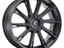 Cast Aluminum Wheels Turismo 193 20x8.5 Machined Black 5 on 108 Bolt Pattern 38 Offset Kraze Wheels