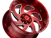 Aluminum Wheels 20x10 M07 R Series Candy Red 5 On 127 Bolt Pattern -19 Offset Off Road Monster