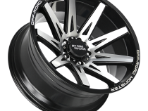 Aluminum Wheels 20x10 M25 GBM Series Machined Gloss Black 5 On 127 Bolt Pattern -19 Offset Off Road Monster