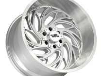 Aluminum Wheels 20x10 M29 BFS Series Brushed Face Silver 5 On 127/5 On 139.7 Bolt Pattern -19 Offset Off Road Monster