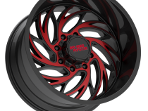 Aluminum Wheels 20x10 M29 GBMLR Series Gloss Black/Candy Red 8 On 165.1 Bolt Pattern -19 Offset Off Road Monster