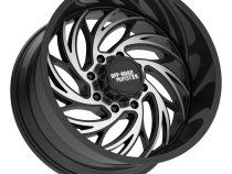 Aluminum Wheels 22x12 M29 GBM Series Machined Gloss Black 8 On 165.1 Bolt Pattern -44 Offset Off Road Monster
