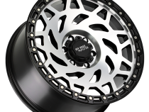 Aluminum Wheels 20x9.5 M50 GBMBR Series Machined Gloss Black/Black Ring 5 On 127 Bolt Pattern -12 Offset Off Road Monster