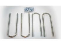 Reverse Level Kit for 17-21 Ford Super Duty w/2.0 Inch Shocks and 4.0 Inch Rear Axle No Limit Fabrication