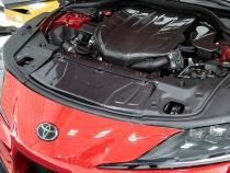 Carbon Fiber Radiator Cooling Plate - 2020 Toyota Supra OLM Outside Line Motoring