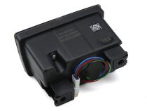 OLM F1 NB+R V2 (Smoke Lens, Gloss Black Base, Red Bar) 2015-2020 WRX / STI