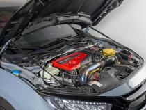 Carbon Fiber Wrapped Hood Struts 17-21 Honda Civic Type R OLM Outside Line Motoring