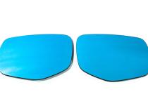 Wide Angle Convex Mirrors w/ Turn Signals Defrosters (Blue) 22-Present Subaru WRX OLM Outside Line Motoring