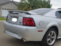 Cat Back Exhaust System 99-04 Mustang GT Split Rear Dual Exit 2.5 in Intermediate And Tail Pipe Hardware/Violator Muffler/3.5 in Polished Tips Incl Natural Finish 409 Stainless Steel Pypes Exhaust