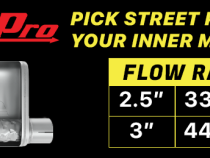 Cat Back Exhaust System 98-04 Mustang V6 Split Rear Dual Exit 2.5 in Intermediate Pipe And Tailpipe Street Pro Muffler/Hardware/3 in Black Tips Incl Natural 409 Stainless Steel Pypes Exhaust