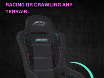 Shreddy Edition Podium Suspension Seat Cracked Black PRP Seats
