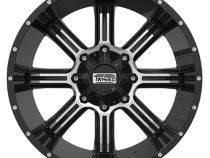 Aluminum Wheels 20x10 Razor T-22 Gloss Black Machined 5 On 114.3/5 On 127 Bolt Pattern -12 Offset Twisted Off-Road