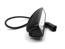 6 Inch LED Light Bar 18W Flood Dt Harness 79900 2,880 Lumens Each Top Gun Customz