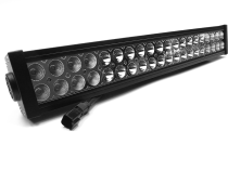 20 Inch LED Light Bar Straight Dbl Row Chrome Series Combo Flood/Beam 120W Dt Harness 79900 10,800 Lumens Top Gun Customz